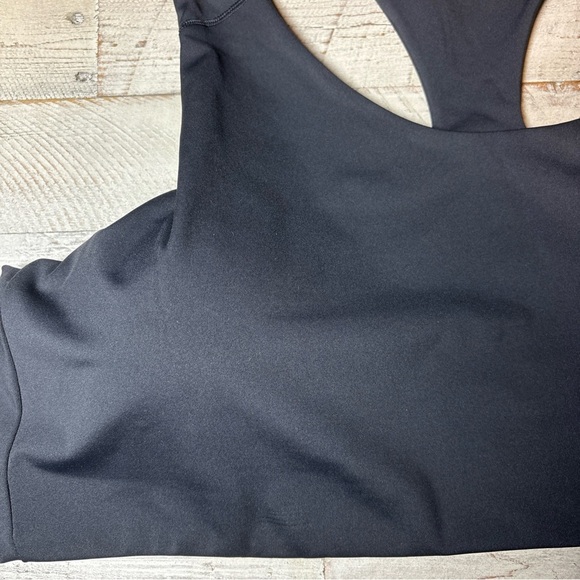 Old Navy Active Women Bra 3X Black Poly Blend Medium Support Powersoft Racerback - Picture 7 of 16